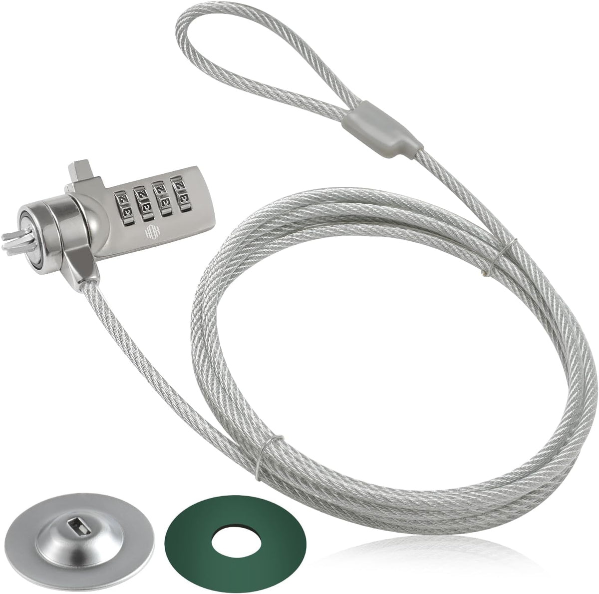 HOX 4-Digit Laptop Cable Lock, Anti-Theft Combination Security Cable – product image 1