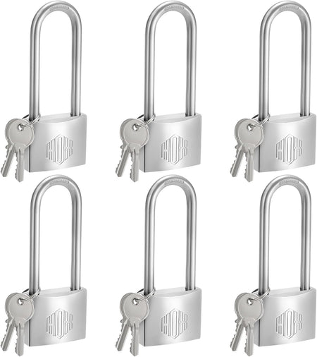 HOX Marine-Grade Rustproof Padlock, Keyed-Alike, 2.5-Inch Long Shackle